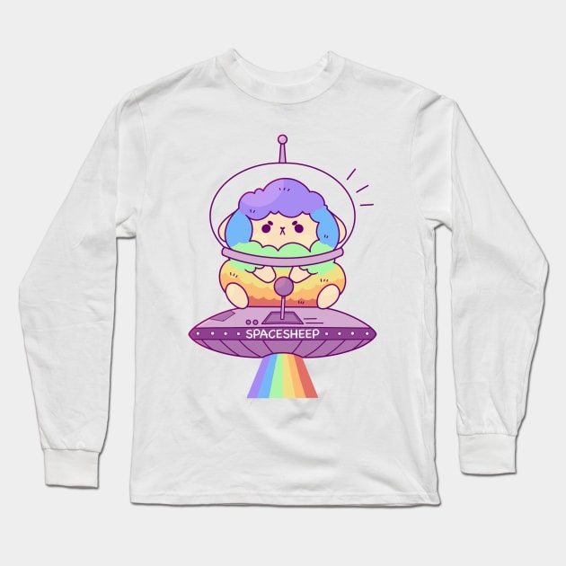 SpaceSHEEP Long Sleeve T-Shirt by TaylorRoss1